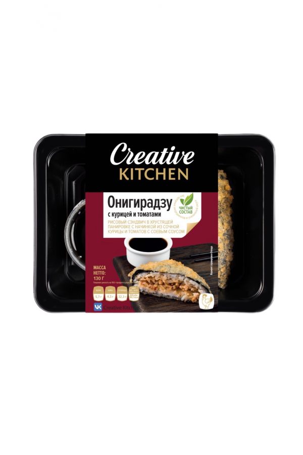 Онигирадзу курица/томаты 130г Корона Фуд