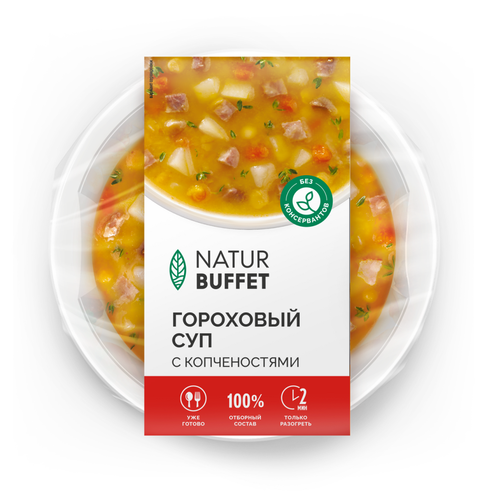 Суп Лапша куриный 250г Натур Буффет