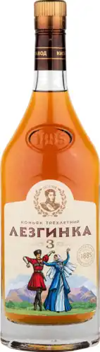 Коньяк Лезгинка 3года 0,5л 40% РОССИЯ