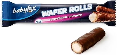 Вафельные трубочки Беби Фокс 16г