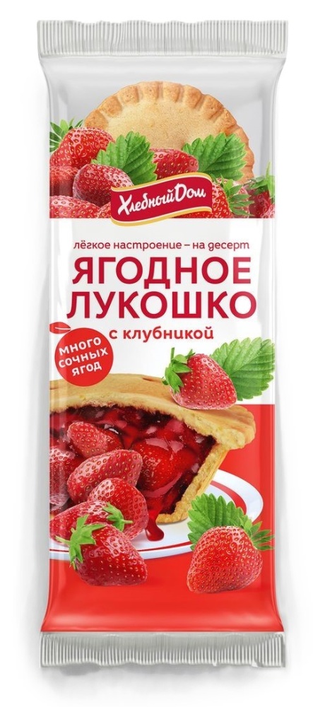 Ягодное лукошко с клубникой 140г Хлебный дом