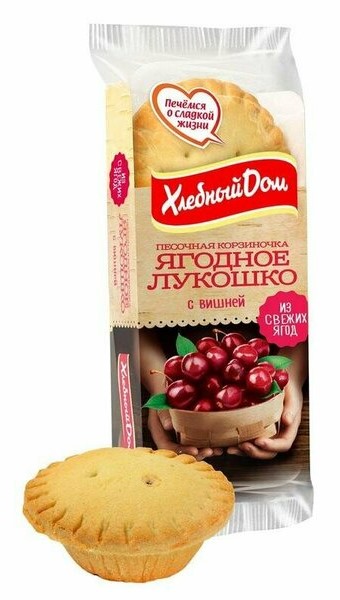 Ягодное лукошко с  вишней 140г Хлебный дом