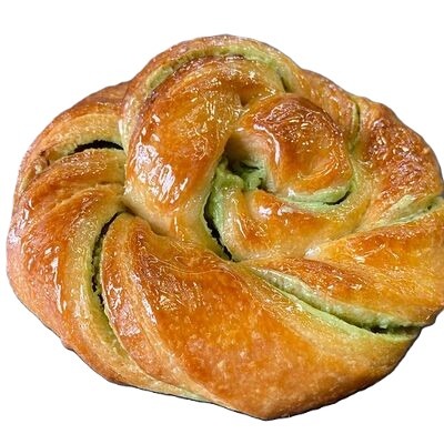 Слойка с фисташковым кремом и орехами 1шт