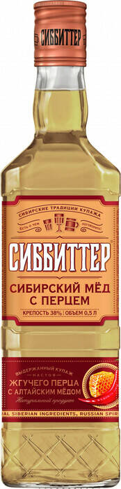 Наст-ка Сиббиттер 38% 0,5л мед с перцем