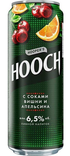Коктейль Хууч Вишня/апельсин 6,5% 0,45л ж/б Россия