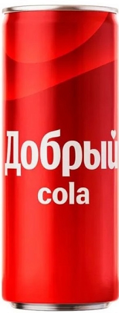 Напиток Добрый 0,33л кола ж/б