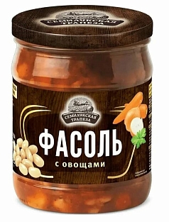 Фасоль Семилукская трапеза 470г печеная с овощами  ст