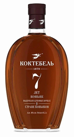Коньяк Коктебель КВ 7лет 0,5л