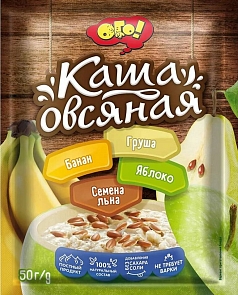 Каша Ого овсяная 50г яблоко/груша