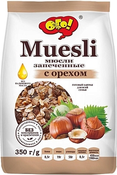 Мюсли Ого 350г орех