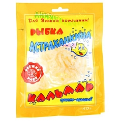 Кальмар Астраханкина 40г стружка