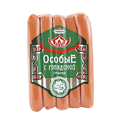 Сосиски Говяжьи 380г Царицыно
