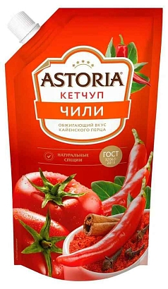 Кетчуп Астория 330г чили