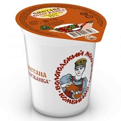 Сметана Вологжанка 22% 200г БЗМЖ