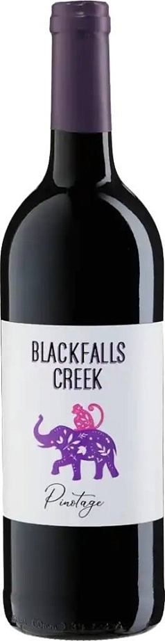 Вино БлэкФоллс Крик Пинотаж 0,75л 11-14% кр сух ЮАР