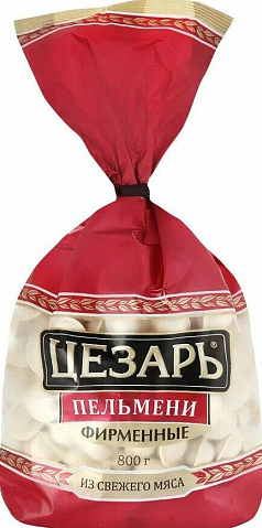Пельмени Цезарь 800г фирменные