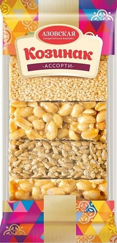 Козинак Азовская 280г ассорти 