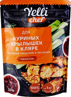 Смесь панировочная Елли шеф 200г кляр д/крылышек
