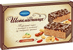 Торт ваф Шоколадница 400г арахис