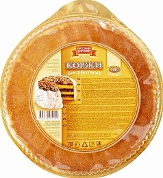 Корж бисквитный Русский бисквит 400г ваниль