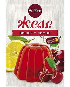 Желе Айдиго 50г вишня+лимон