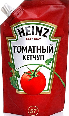 Кетчуп Хайнц 320г томатный м/у
