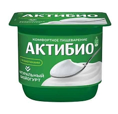 Йогурт Актибио 3,5% 130г натуральный БЗМЖ