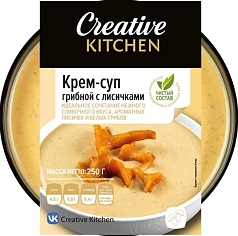 Суп-крем Грибной с лисичками 250г Корона Фуд