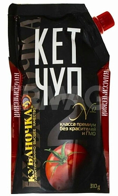 Кетчуп Кубаночка 310г томатный м/у