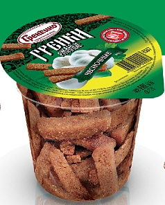 Гренки Гренкино стакан 130г ржаные/чеснок