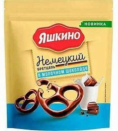 Крендельки Яшкино 90г бретцель шоколад