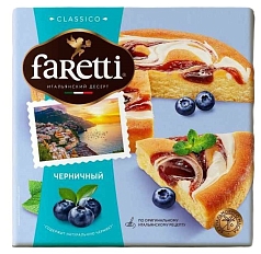Пирог Фаретти Классико 350г черника