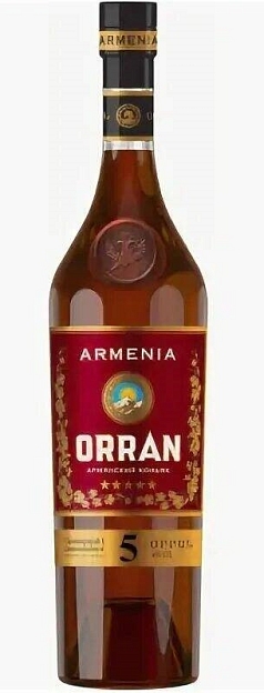 Коньяк ОРРАН 5 лет 0,5л 40%