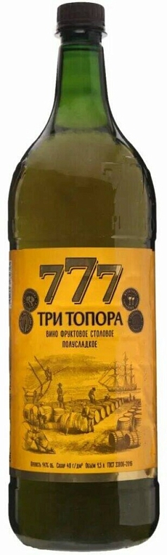 Напиток винный Топоры 14% 1,5л РОССИЯ