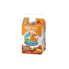 Йогурт КизК 2,5% 450г персик БЗМЖ