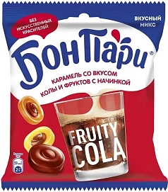 Леденцы Бон Пари 200г кола/фрукты/начинка