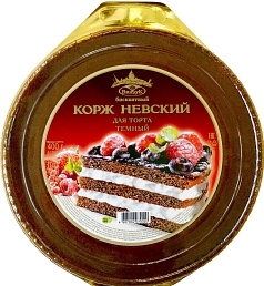 Корж бисквитный Биско 300г какао