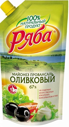 Майонез Ряба 330г оливковый