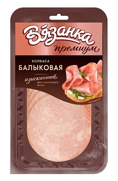 Нарезка Балыковая  в/к в/у 90г Вязанка