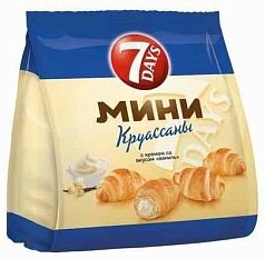 Круассаны Севен дейс 176г ваниль