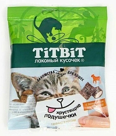 Корм Титбит 30г подушечки из ягненка