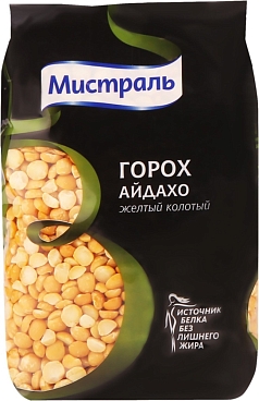 Крупа горох Мистраль 500г айдахо колотый