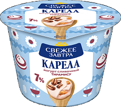 Йогурт Карела 7% 180г тирамису БЗМЖ