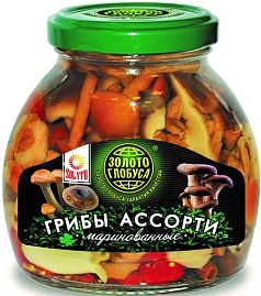 Грибы ассорти Солато Золотой глобус 314г