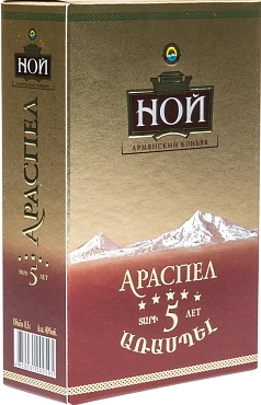 Коньяк Ной Подарочный 5лет 40% 0,5л АРМЕНИЯ