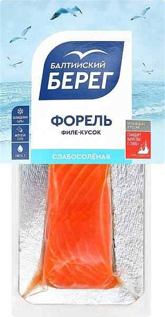 Форель филе-кусок с/с в/у 150г Балтийский берег