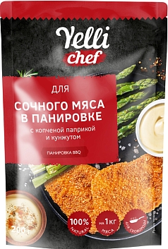 Смесь панировочная Елли шеф  200г д/сочного мяса