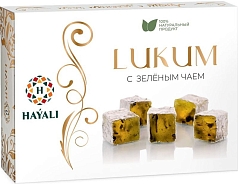 Рахат-лукум Хаяли 250г зеленый чай