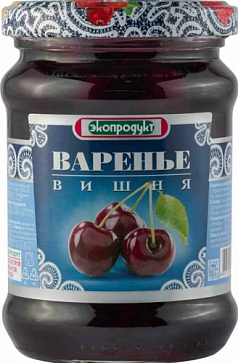 Варенье Экопродукт 325г вишня