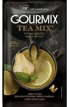 Основа для чая Гурмикс 100г м/у груша/цитрус/мята/улун